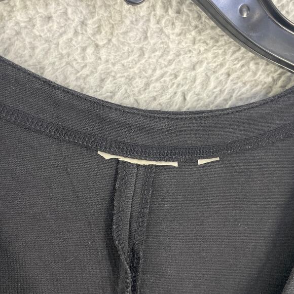 Athleta Womens Celebration Dress Ponte Sz * L Black Cotton Modal - Picture 7 of 16